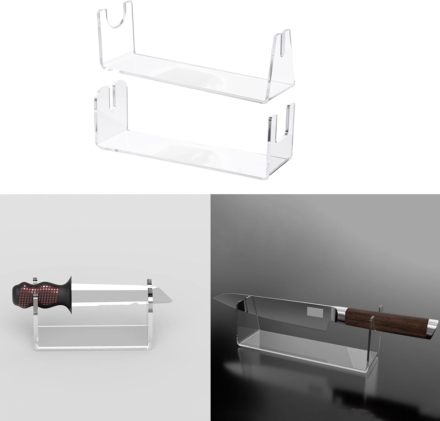 Elegant Acrylic Knife Holder