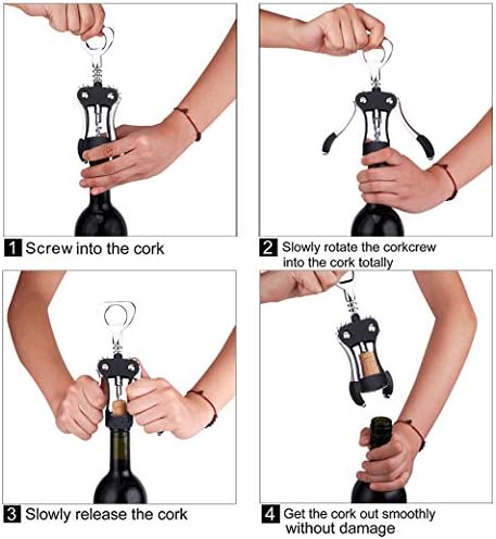 Foho Multifunctional Wing Corkscrew Wine Opener