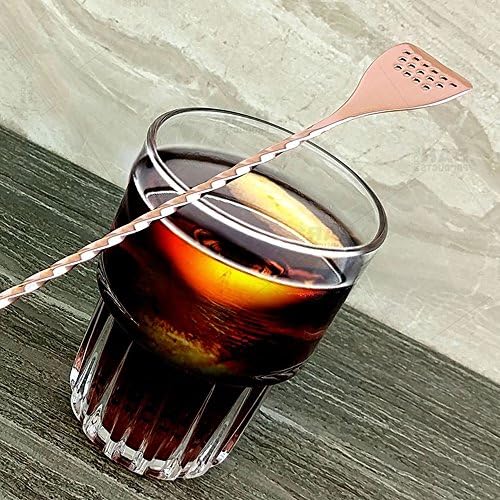 Copper-Plated Bar Spoon Strainer - Perfect for Home and Pro