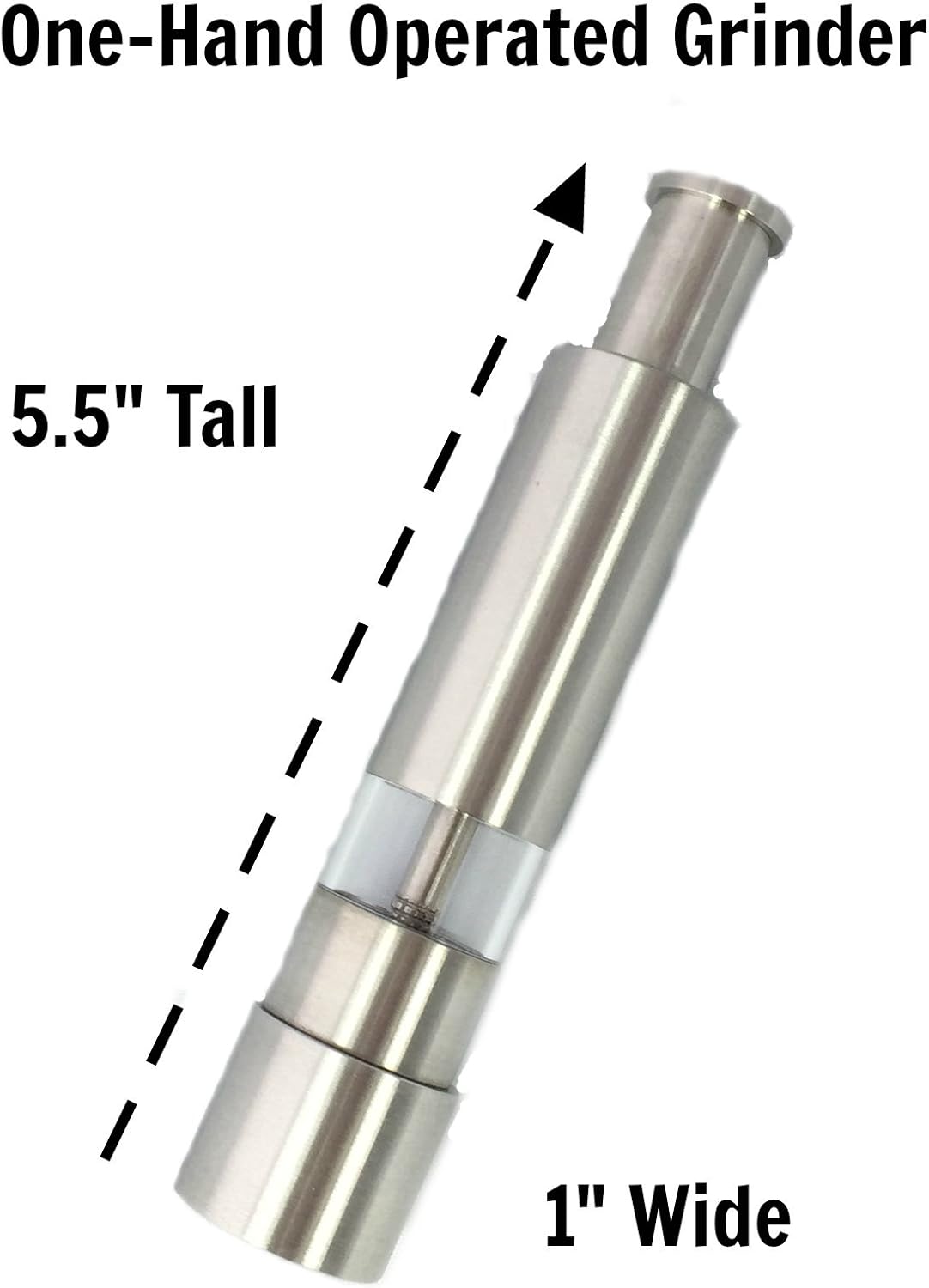 Grind Gourmet Original Pump Grind Salt Pepper Set