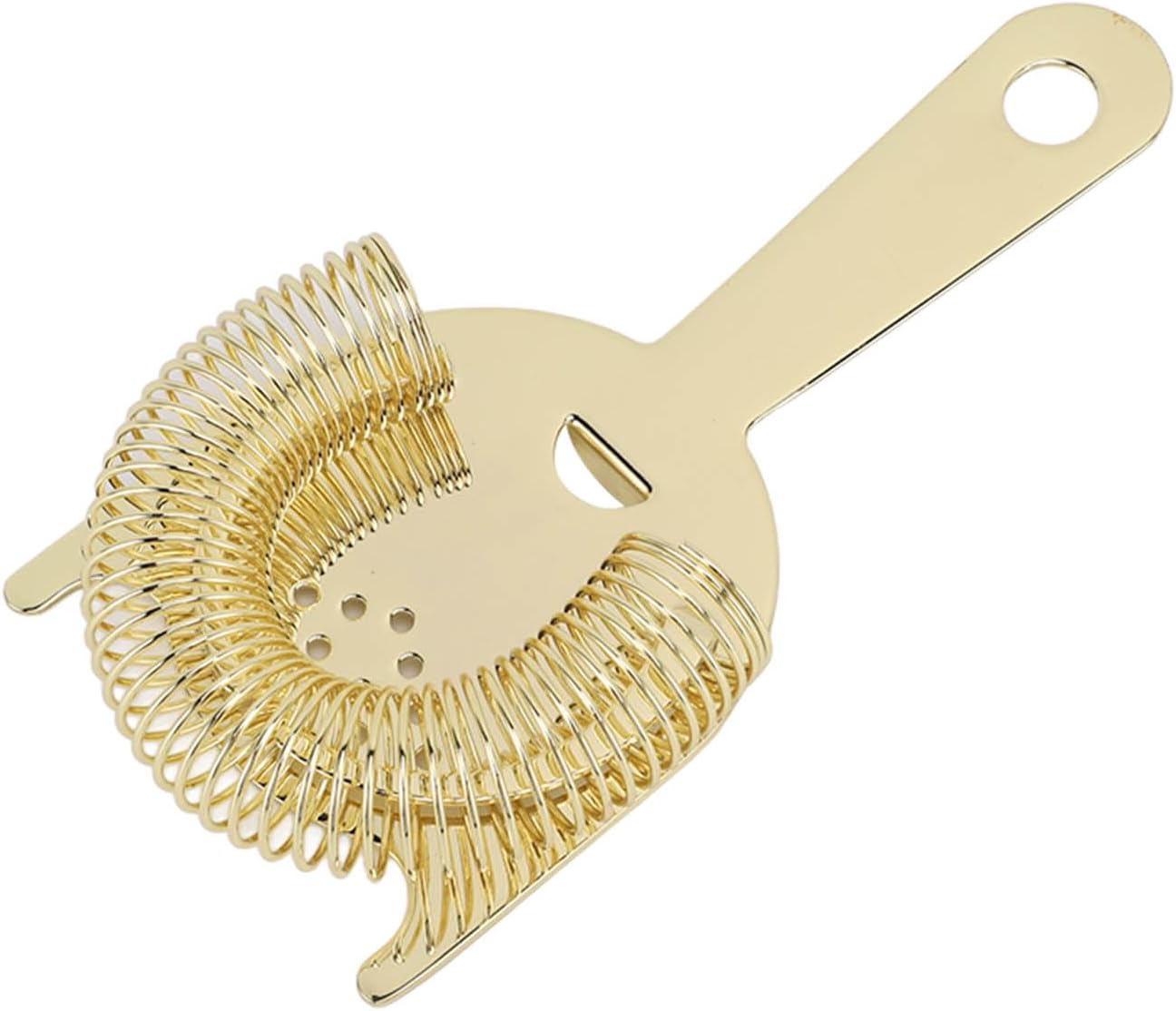 Compact Stainless Steel Cocktail Strainer Long-Lasting