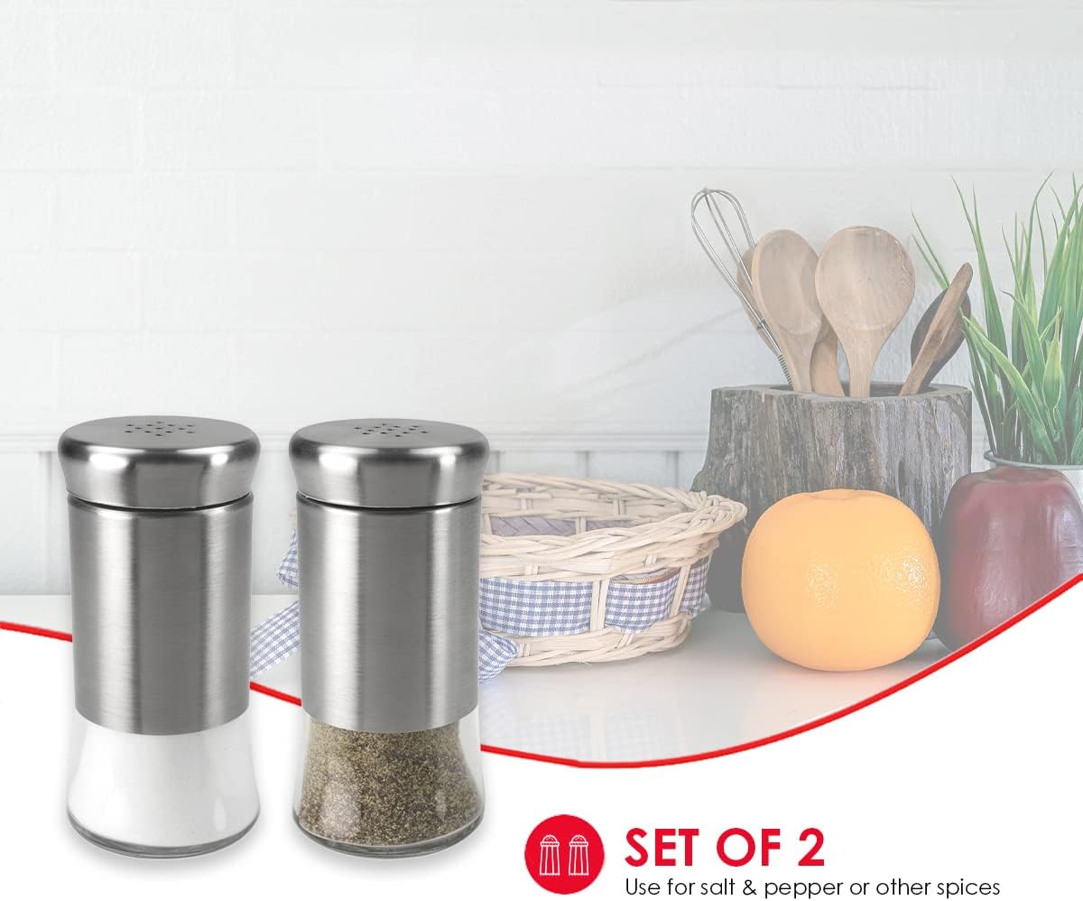 Season Your Food with 2-Piece Salt Pepper Set