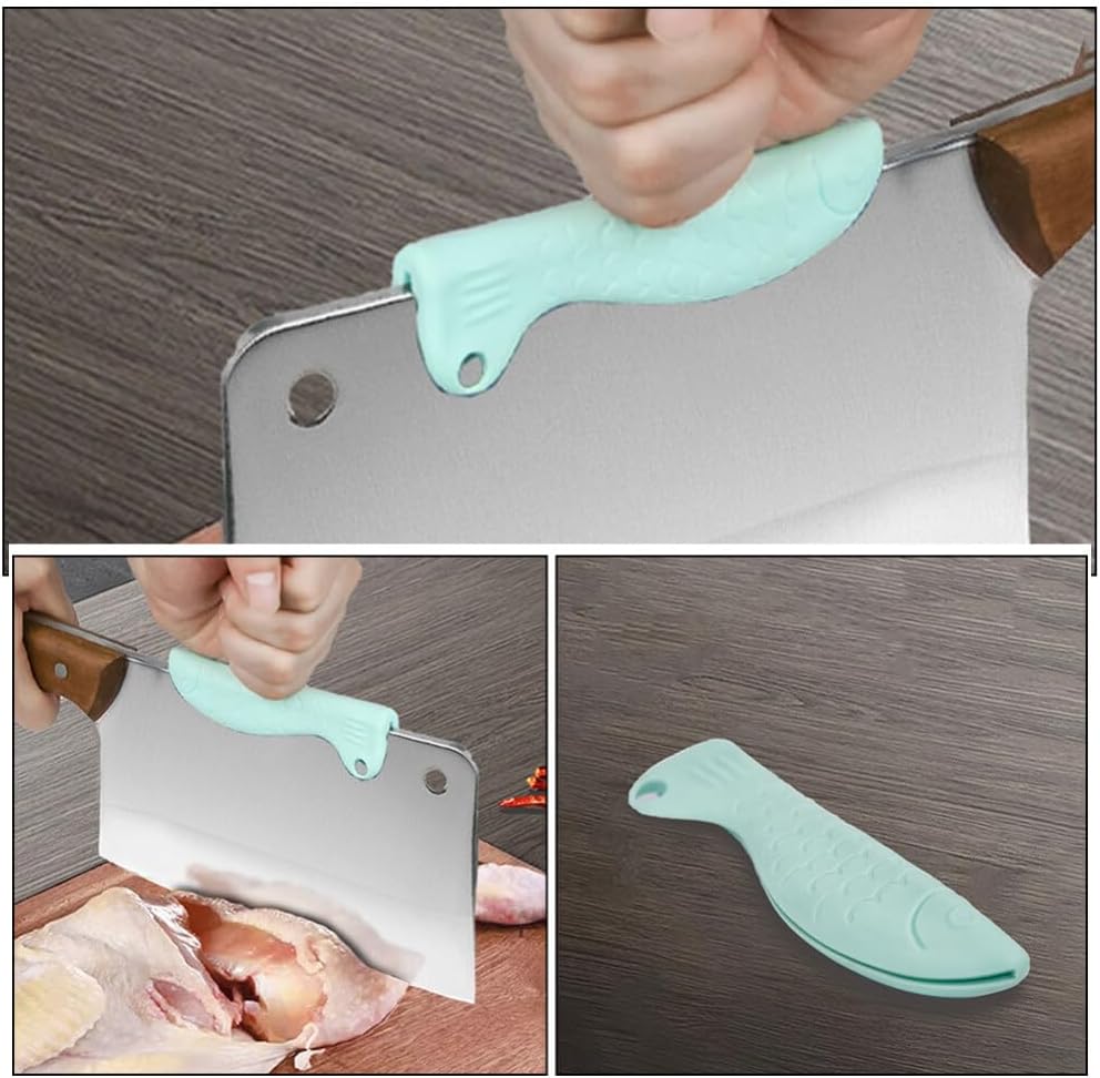 Alipis 2-Piece Silicone Knife Guards Kitchen Protectors