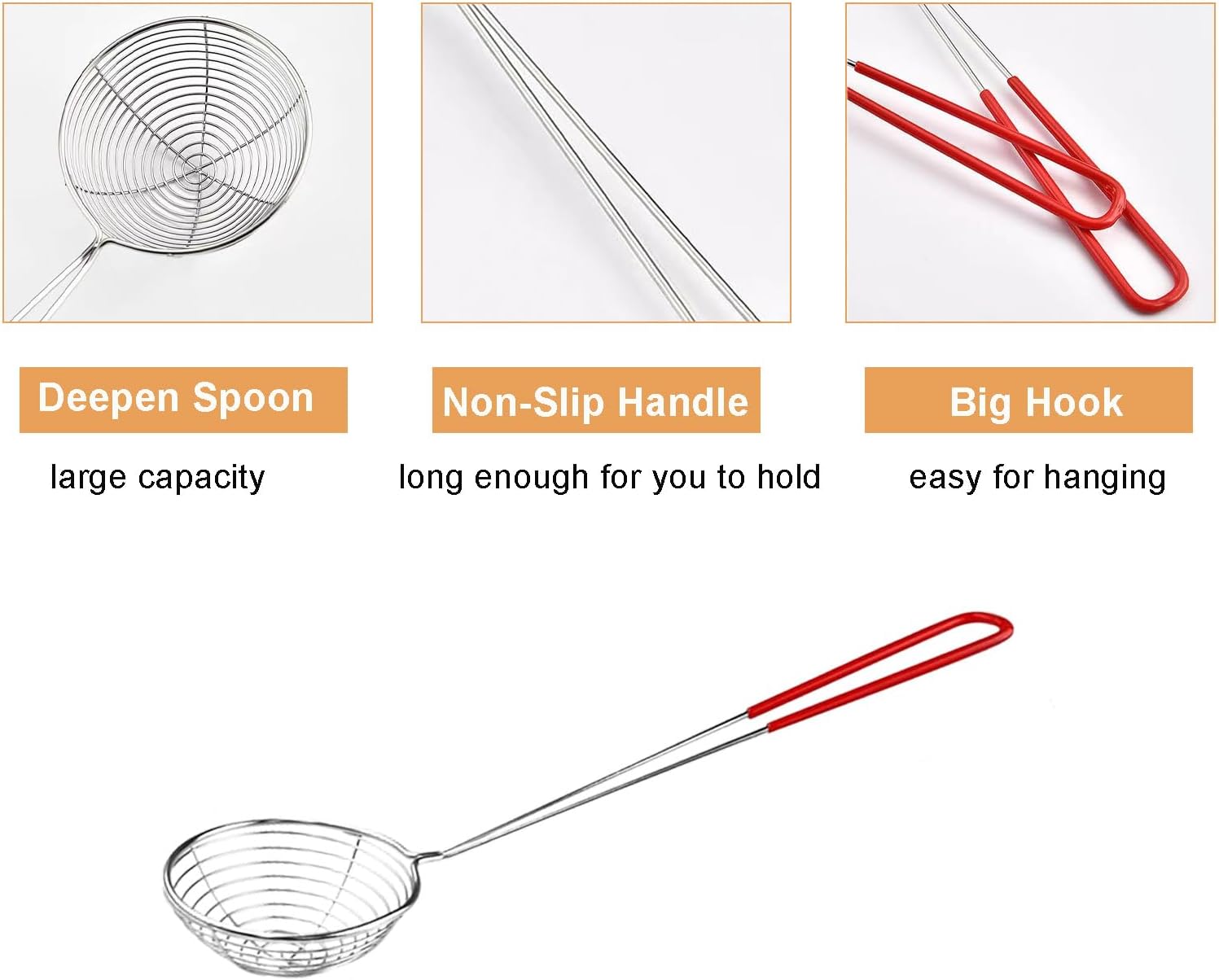 Ragyzity Hot Pot Strainer Spoons