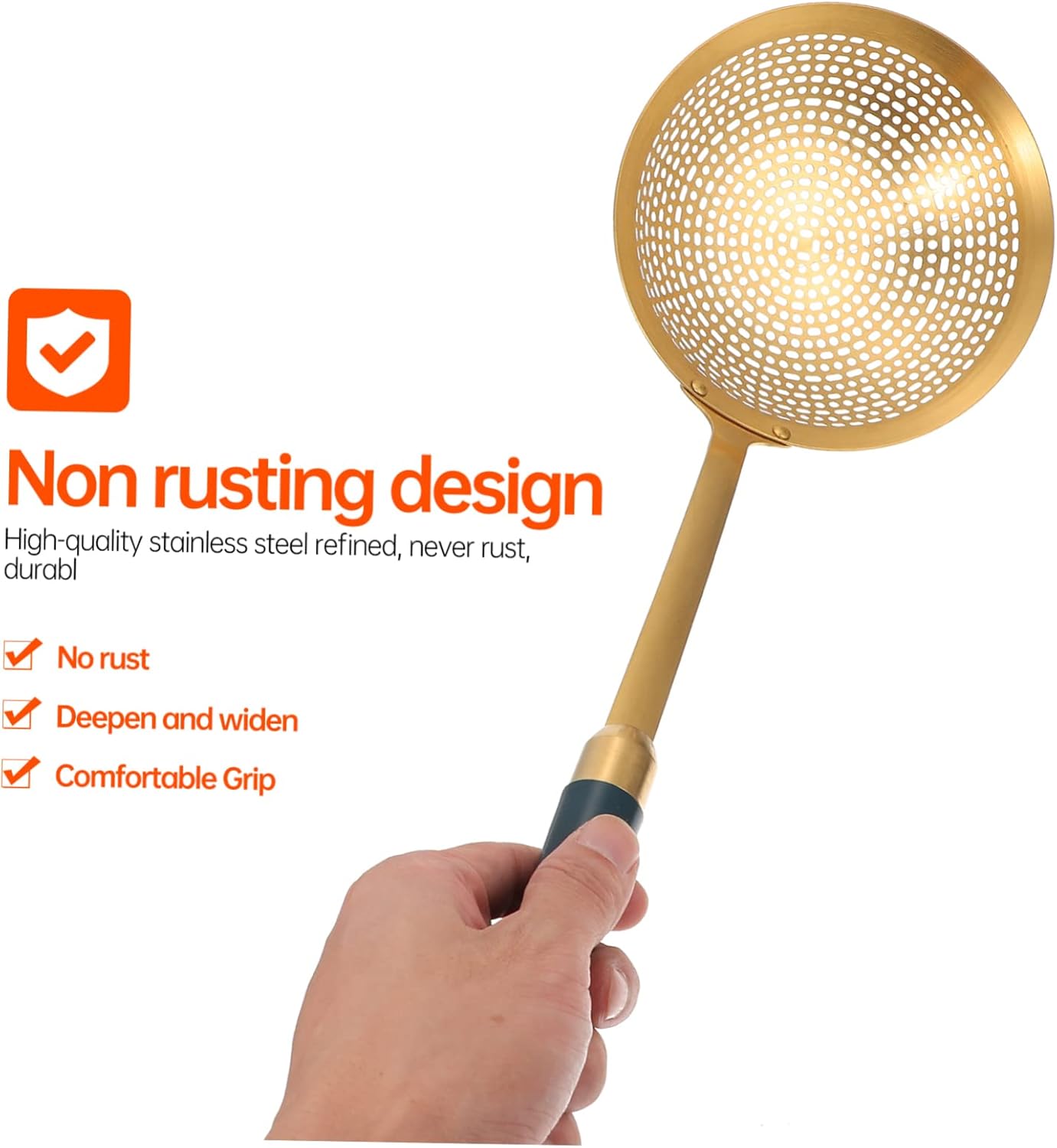 HOLIDYOYO Stainless Steel Colander Drain Catcher