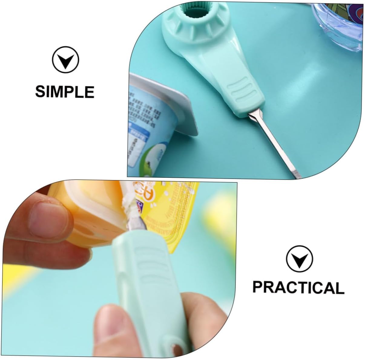 SHOWERORO Sky-Blue Electric Bottle Opener withMultiple Functions