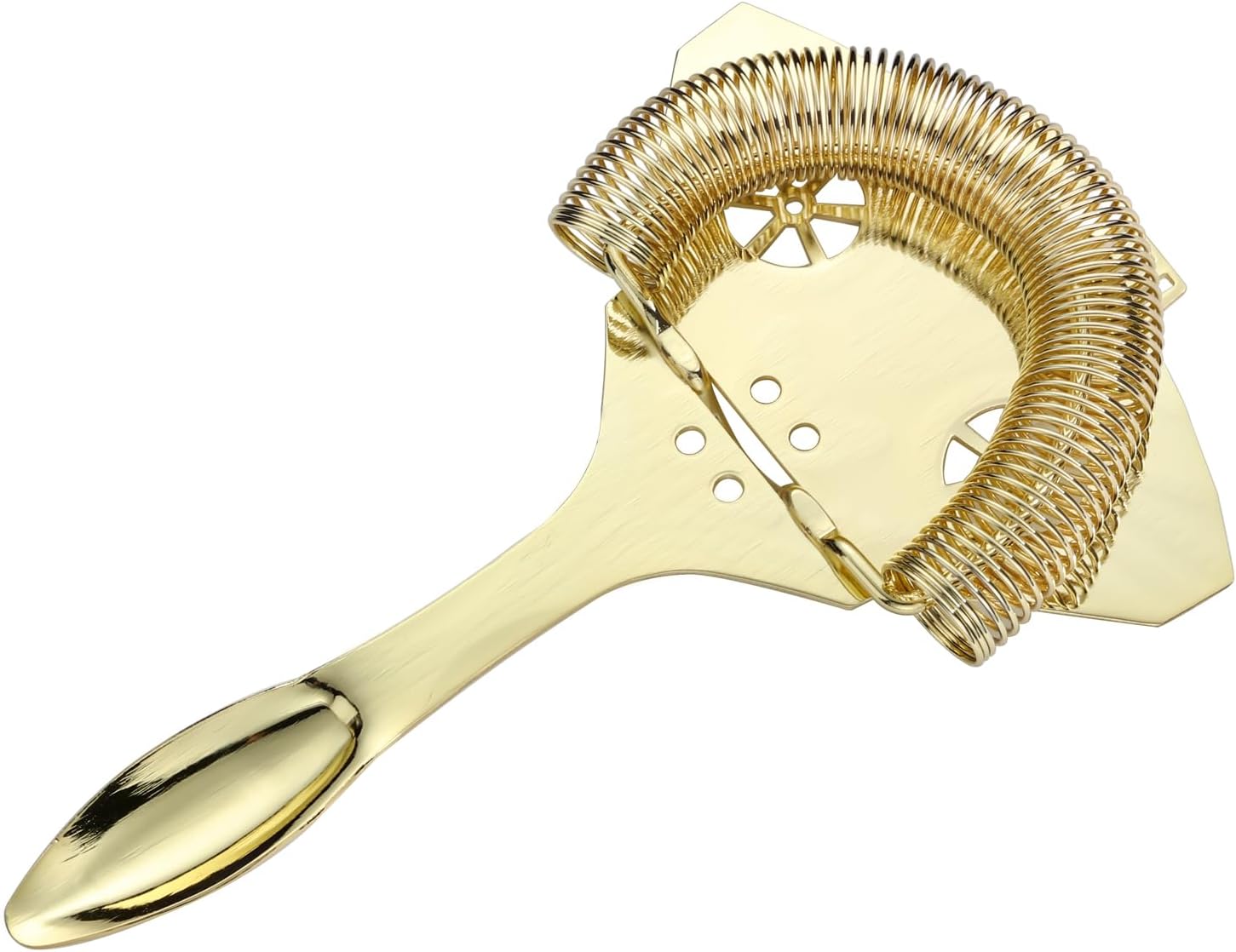 YUHWYI Cocktail Bar Strainer Curved Handle Design