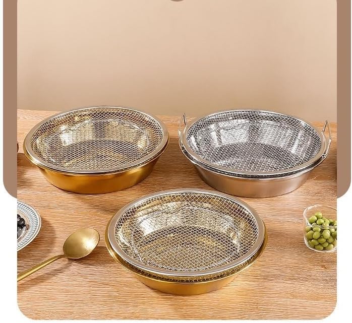 Stainless Steel Fine Mesh Fried Food Drain Rack with Tray