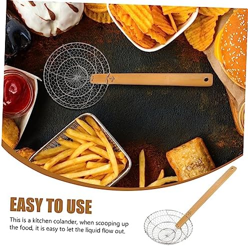 Stainless Steel Fried Slippery Net Skimmer Spoon for Cooking Home Kitchen Tool