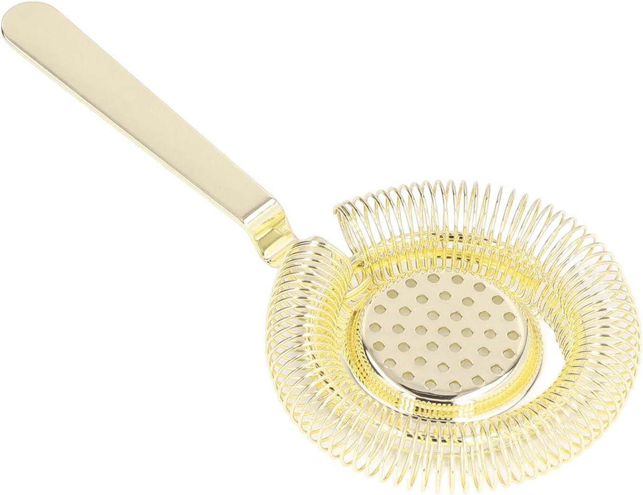 Clean Durable Stainless Steel Cocktail Strainer for Home Bar Use