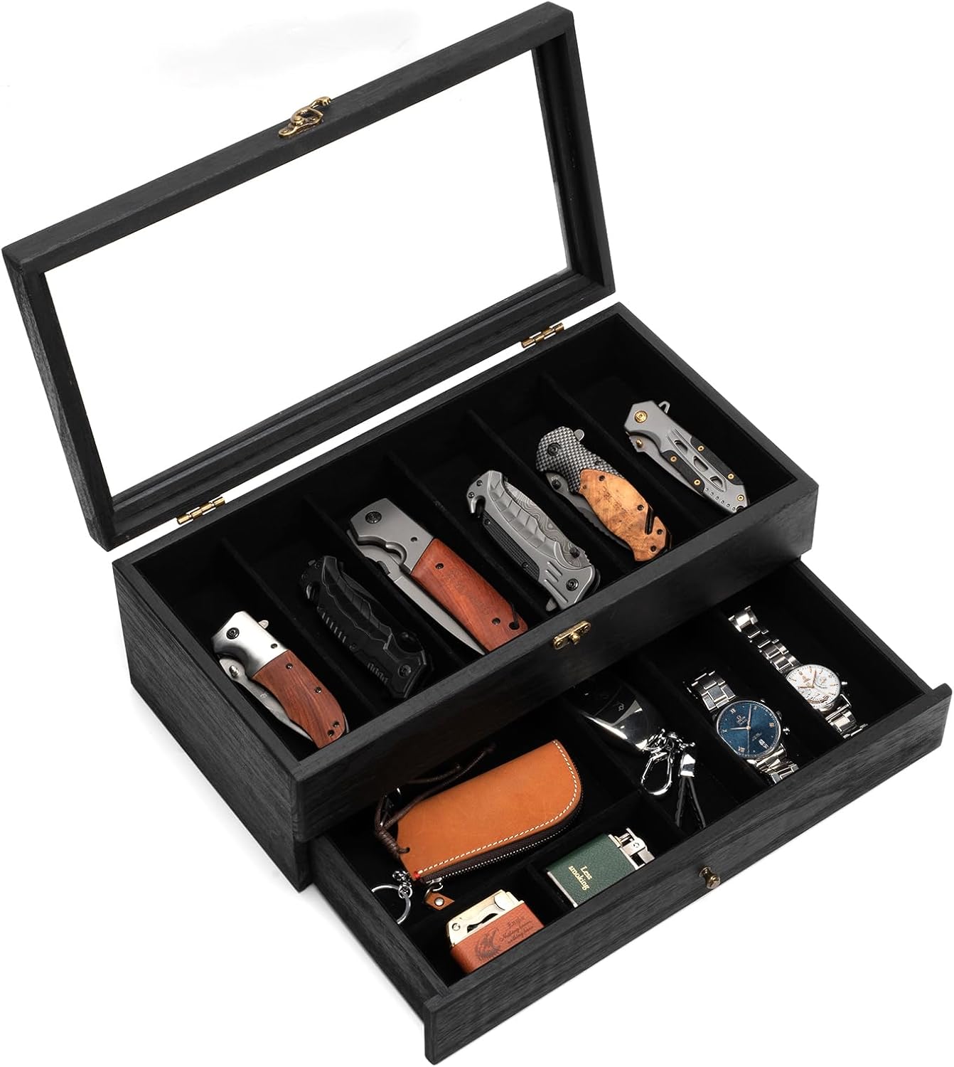 2-Layer Knife Display Case for 9-15 Knives