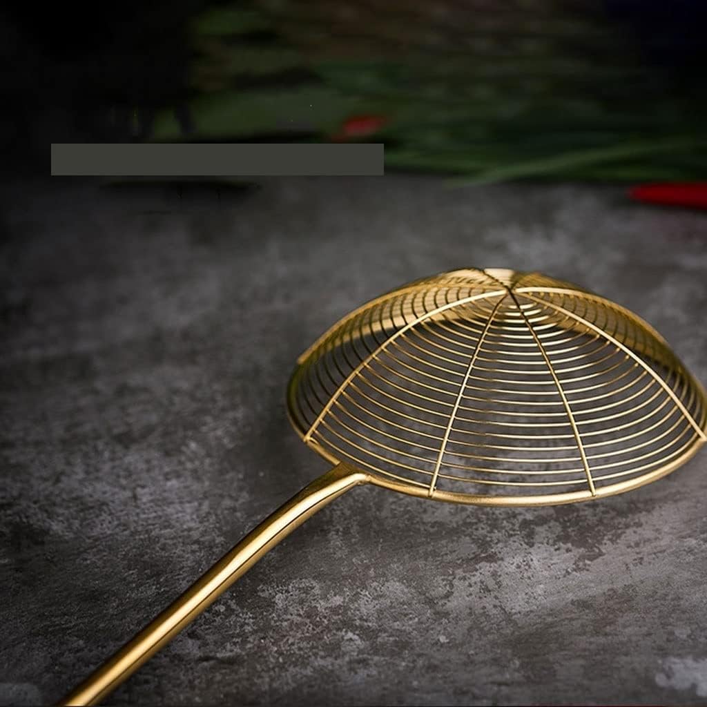 Stainless Steel Pasta Skimmer with Long Handle for Navel Straining Cooking