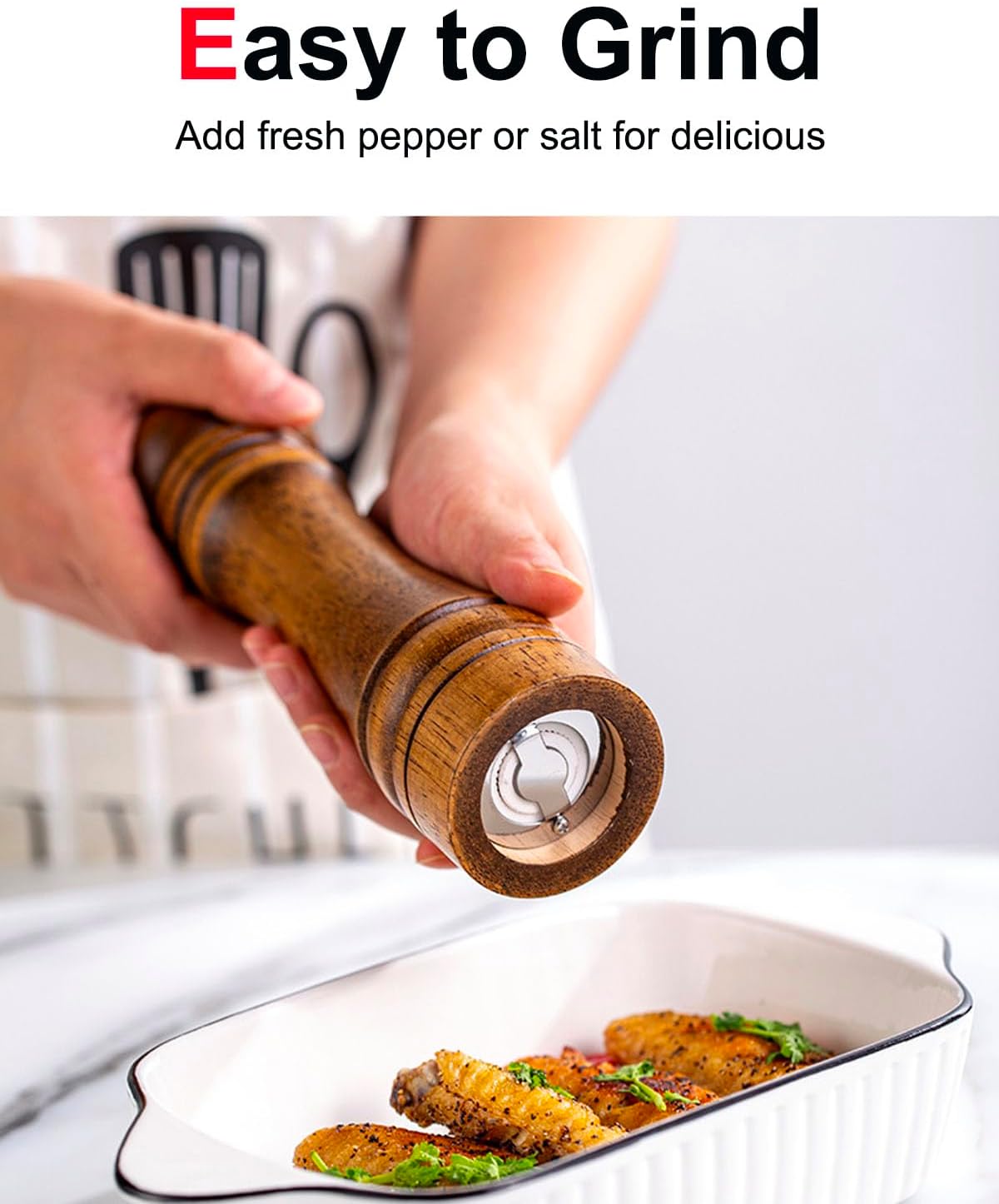 TooWoom Wooden Pepper Grinder
