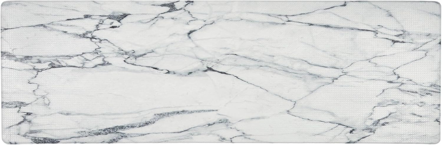 Home Dynamix Cozy Living Modern Marble Runner Anti-Fatigue Kitchen Mat Slip-Free