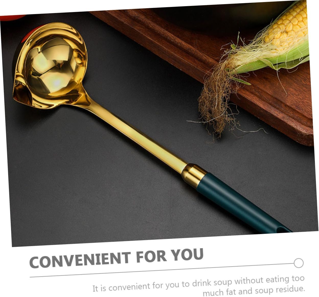 Try the HAKIDZEL Orange Skimmer Spoon for Fat Separation