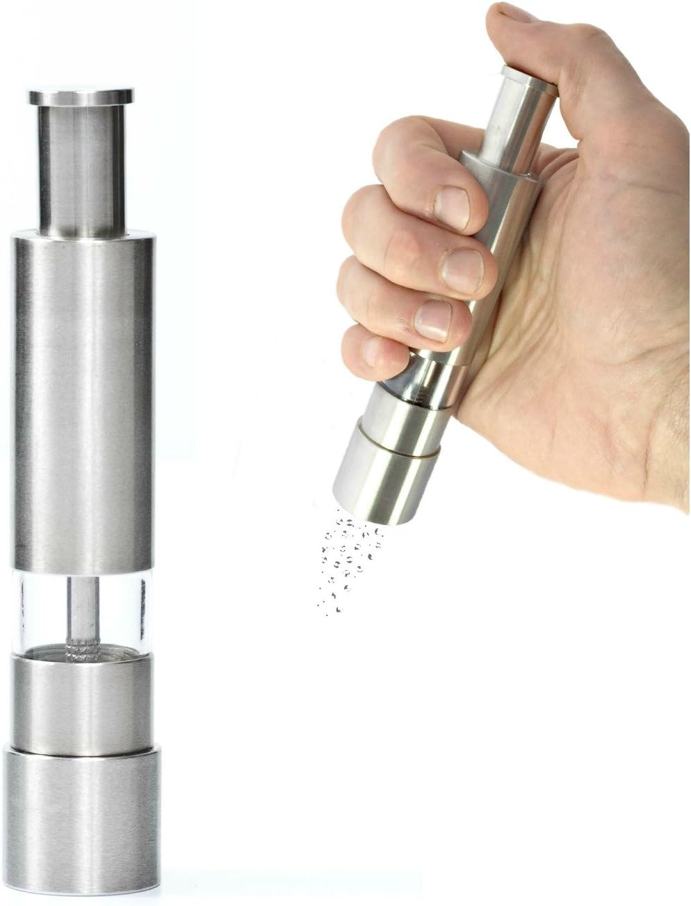 Grind Gourmet Original Pump Grind Salt Pepper Set