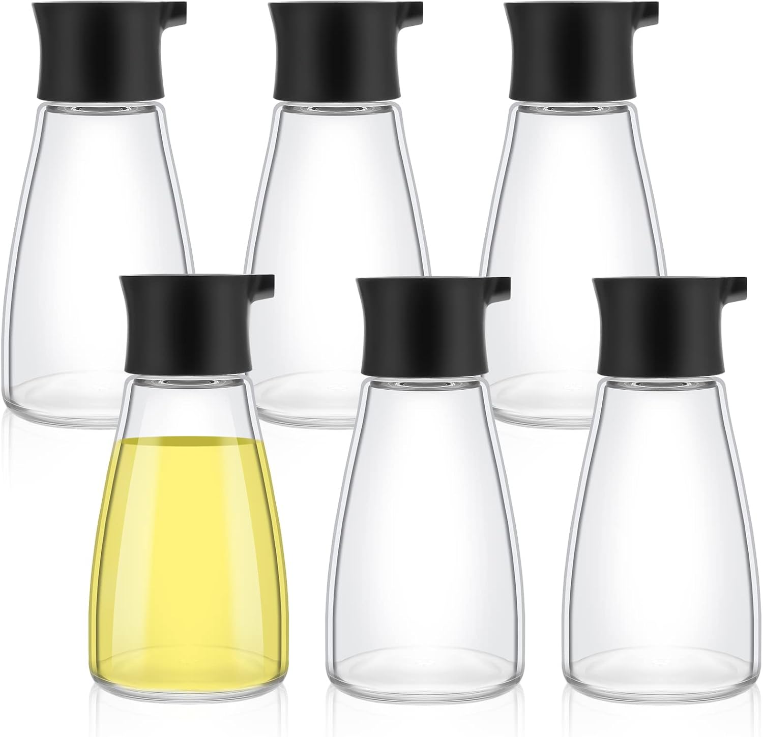 High-Quality Glass Soy Sauce Dispenser Set for Kitchen Use