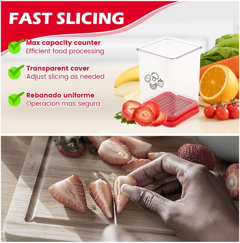Quixleen Fruit Slicer for Kitchen Gadget