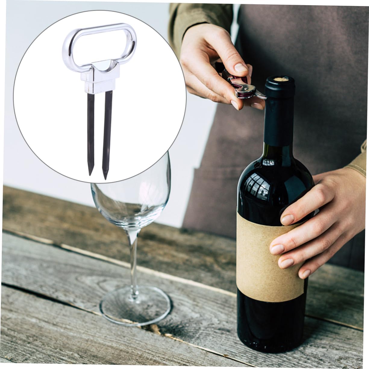 Effortless Wine cork Remover Portable