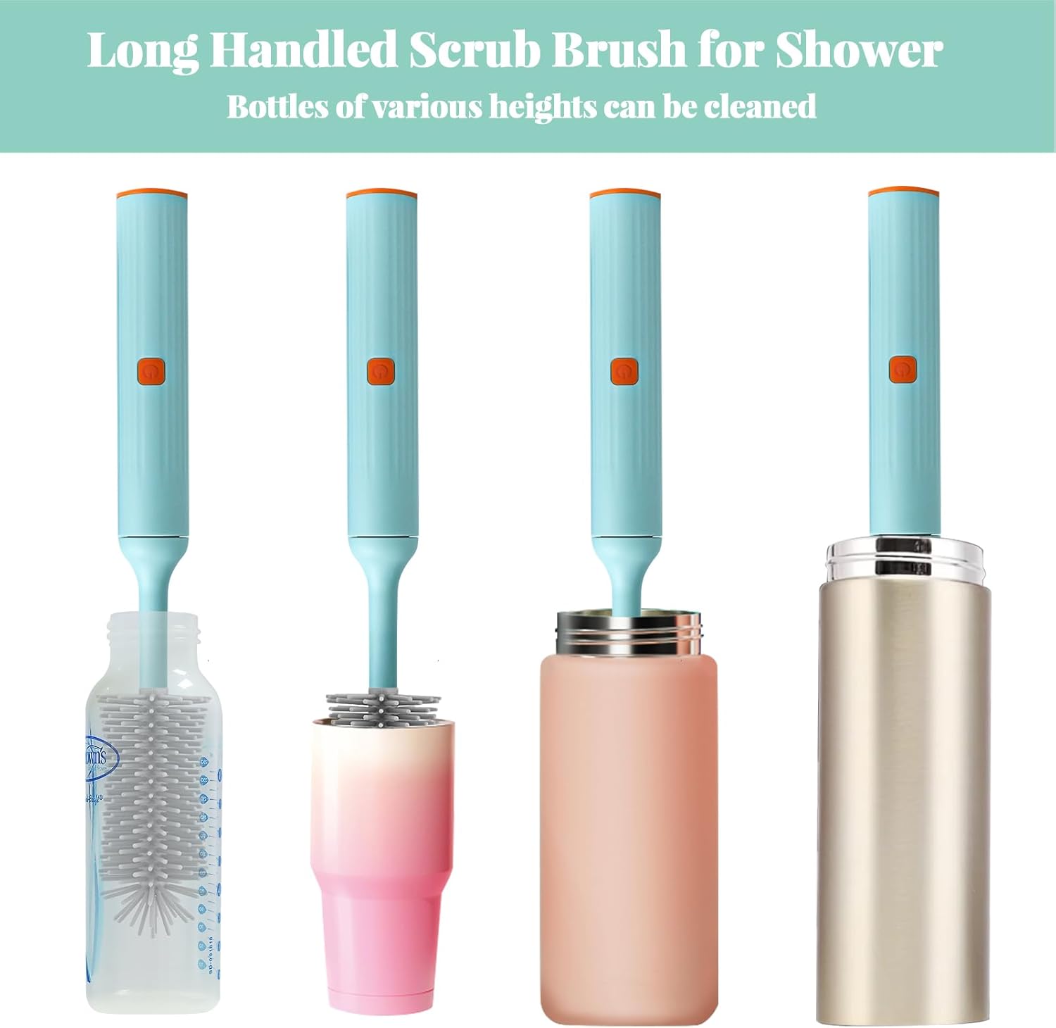 Sturdy Electric Bottle Brush Set for Kitchen Baby Use