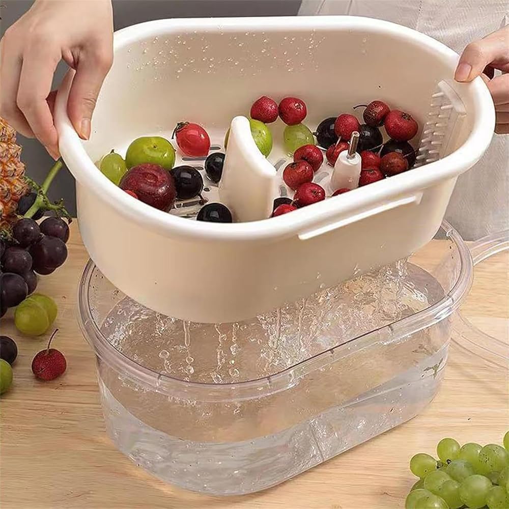 Fruit and Vegetable Washer - Multi-Functional Kitchen Tool for Fresh Produce