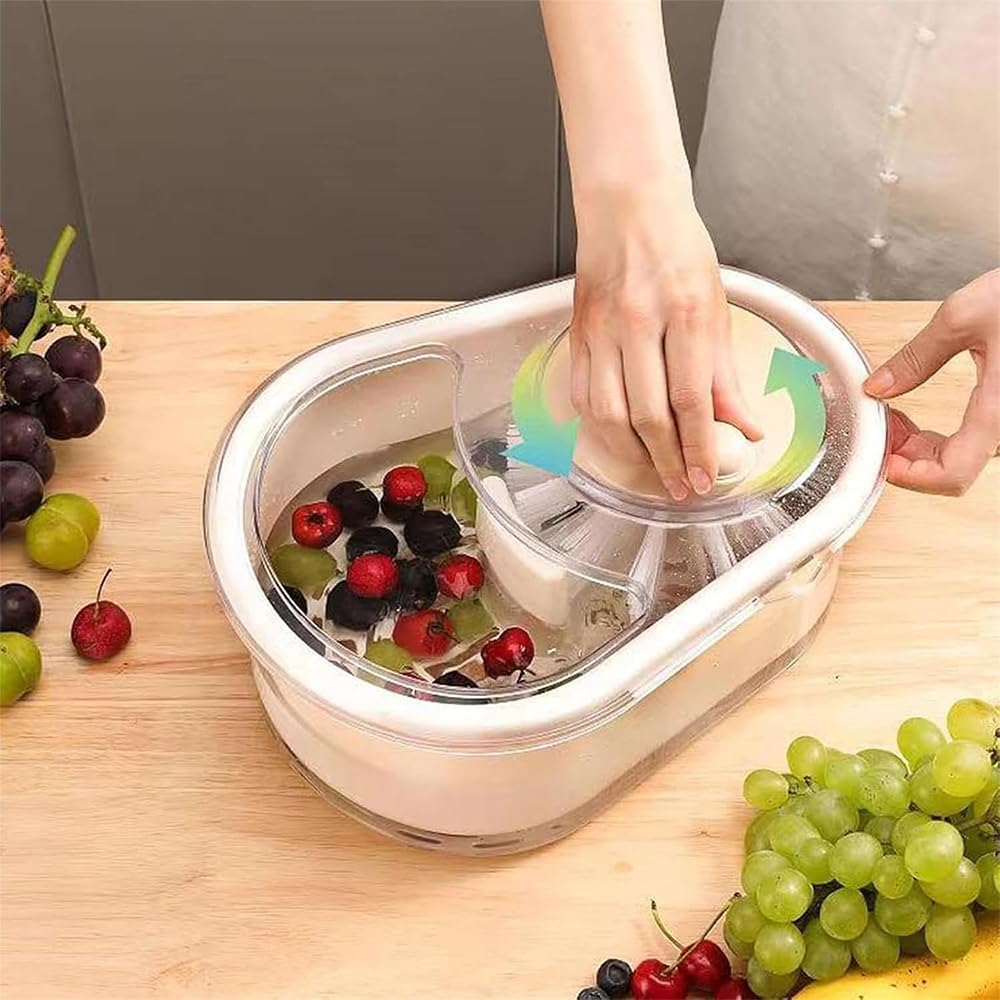 Fruit and Vegetable Washer - Multi-Functional Kitchen Tool for Fresh Produce