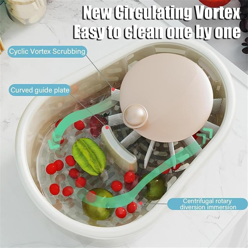 Fruit and Vegetable Washer - Multi-Functional Kitchen Tool for Fresh Produce