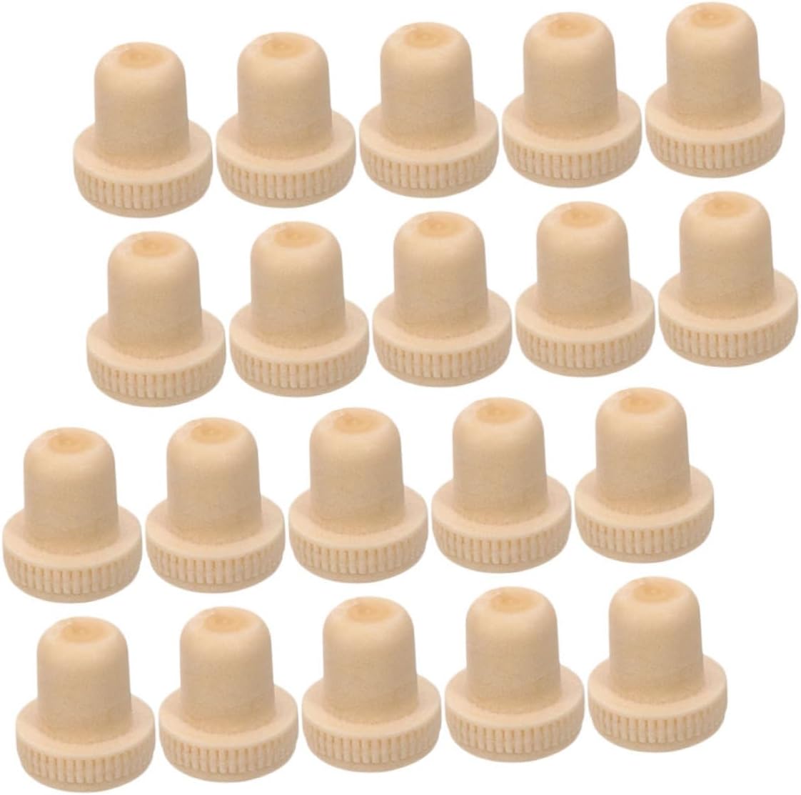 SHOWERORO 20pcs Cork Wine Stopper Labels Reusable