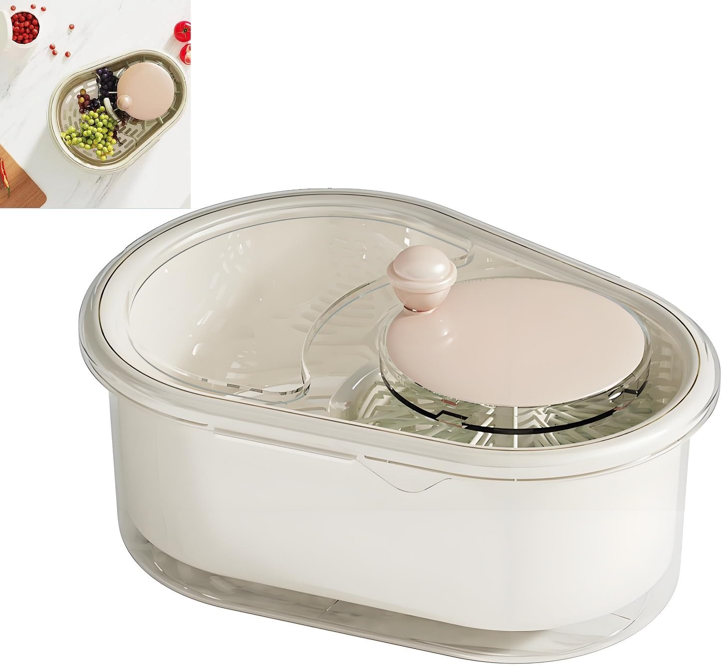 SpinCycle Prodigy - Efficient for Rotating and Cleaning Fruits Vegetables