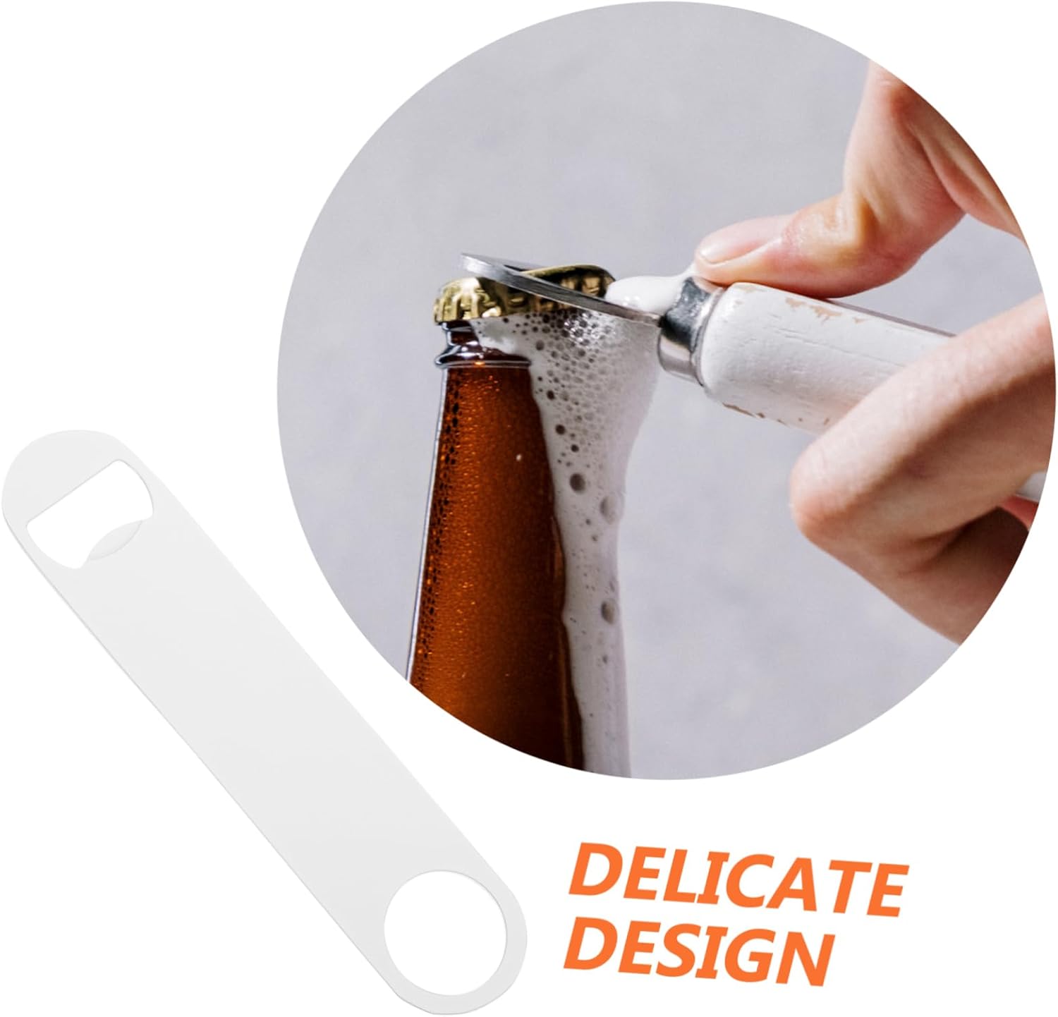 Sturdy Stainless Steel Manual Bottle Opener for Beer Wine Soda