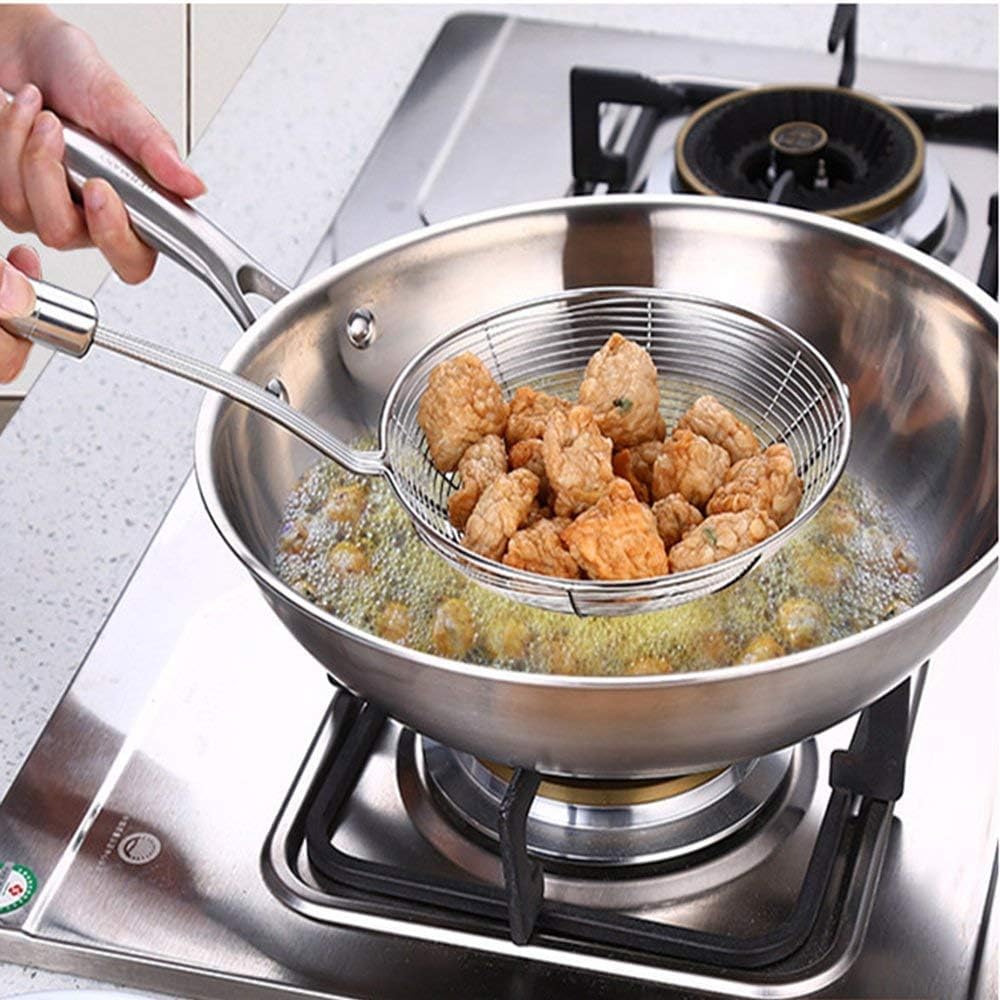 Aracoware Wire Kitchen Skimmer Spider Strainer Stainless Steel Food Colander