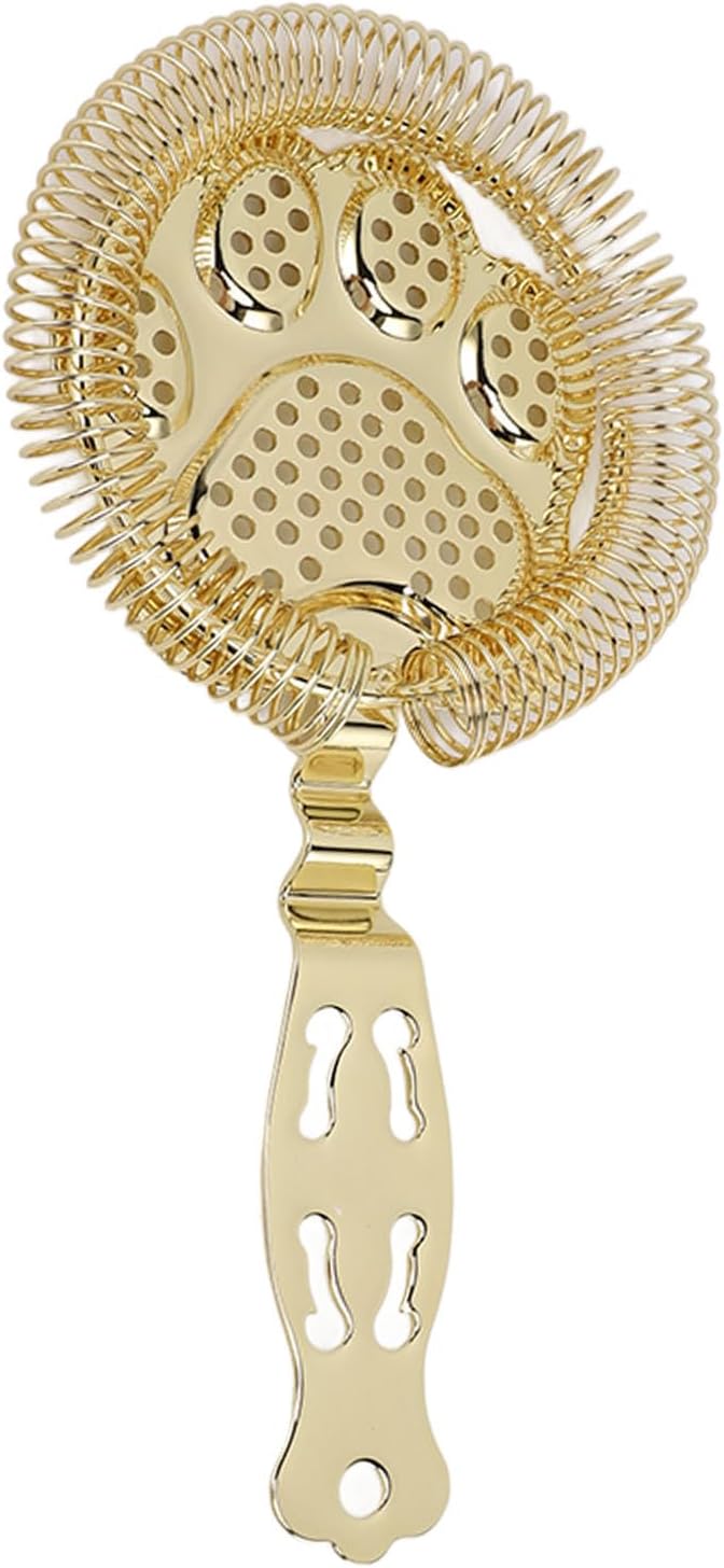 304 Stainless Steel Cocktail Strainer for Home Bar Silver Finish