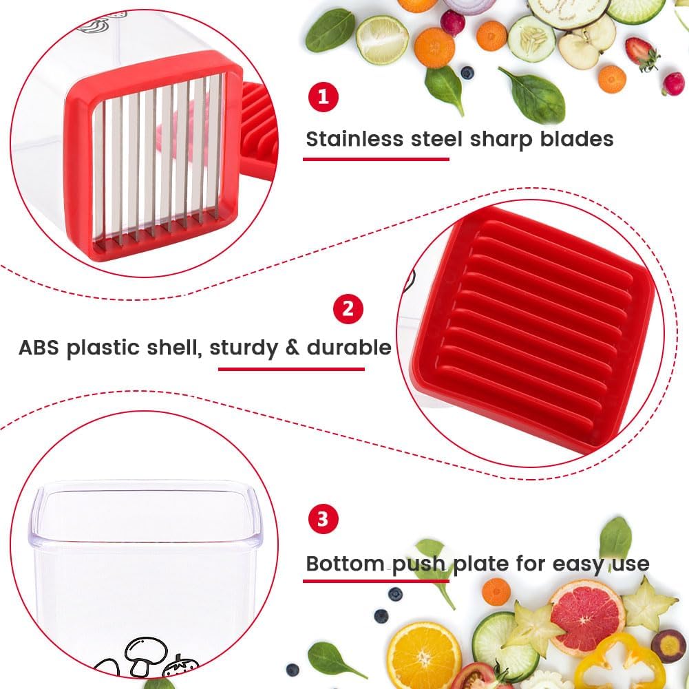 Quixleen Fruit Slicer for Kitchen Gadget