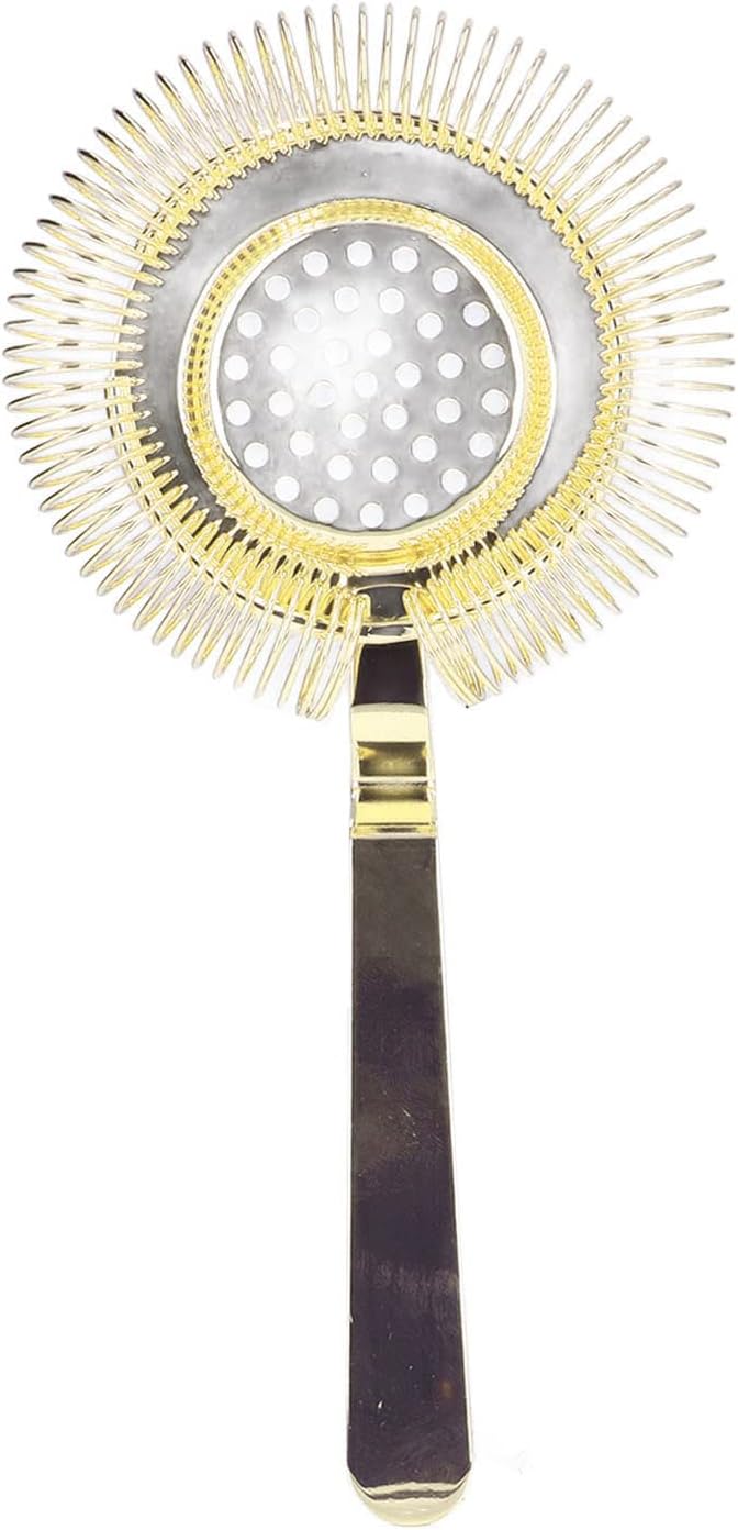 Clean Durable Stainless Steel Cocktail Strainer for Home Bar Use