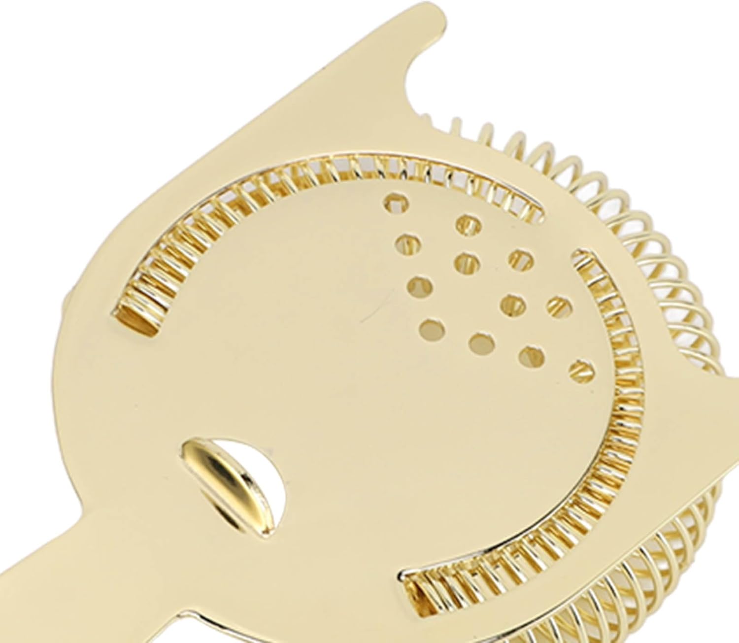 Compact Stainless Steel Cocktail Strainer Long-Lasting