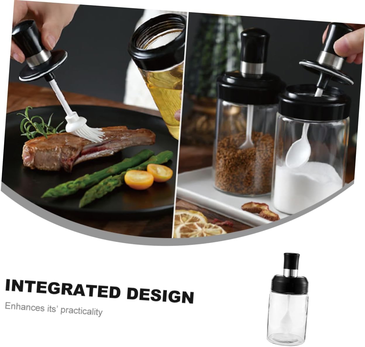 LABRIMPSpace-Saving Oil Seasoning Dispenser Bottles
