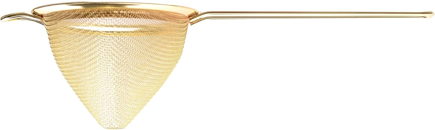 Cocktails Kingdom Cohort Strainer - Gold-Plated enhances your cocktail experience