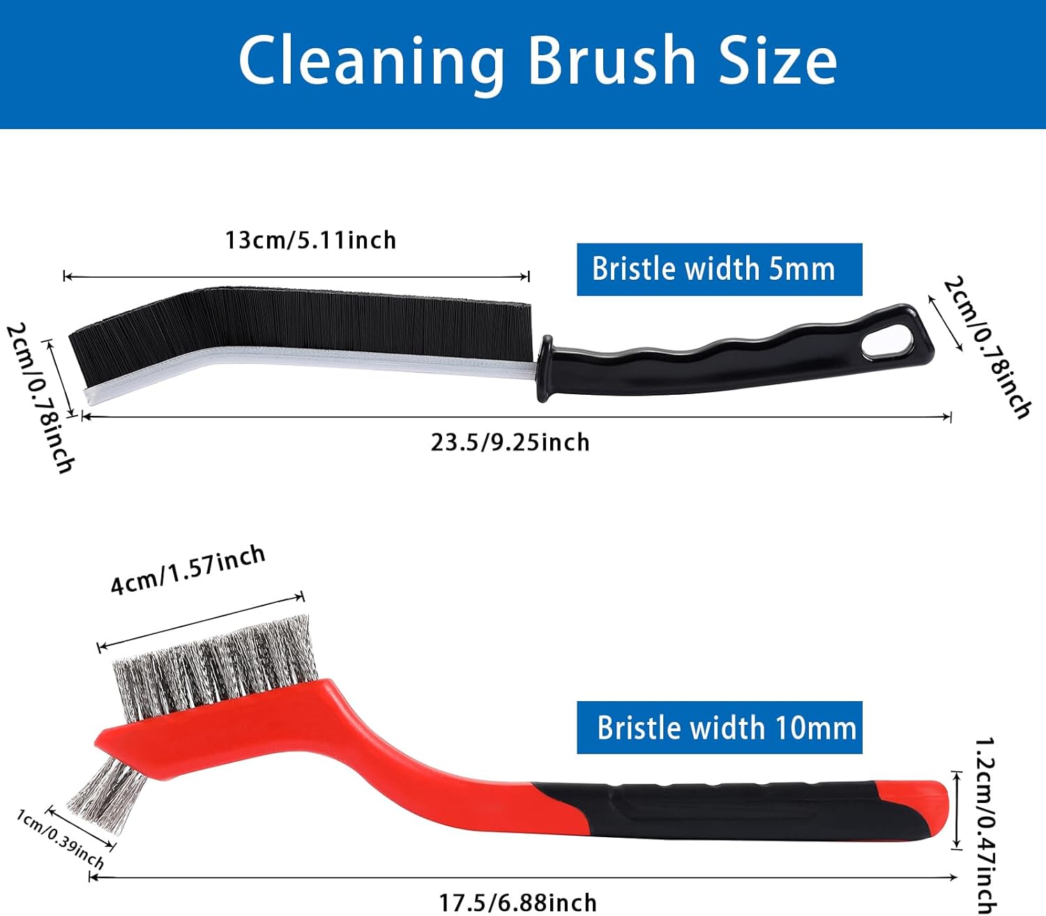 JUREIT Crevice Gap Cleaning Brush Set for Deep Cleaning