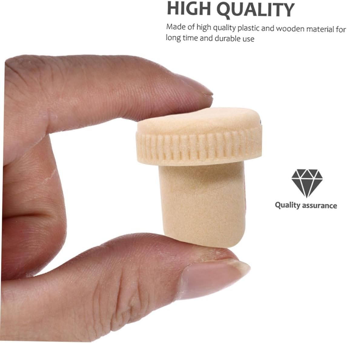 SHOWERORO 20pcs Cork Wine Stopper Labels Reusable