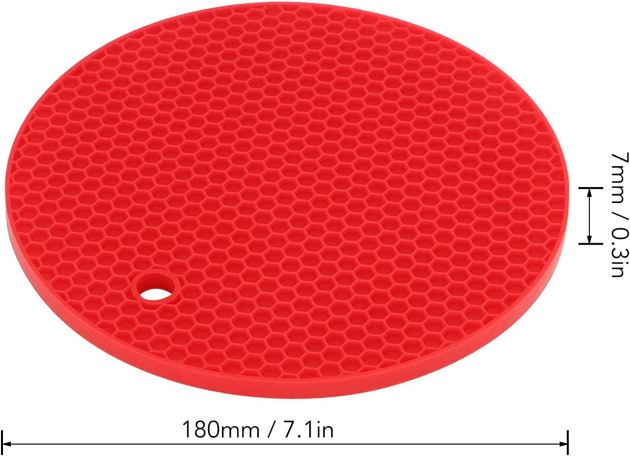 5Pcs Silicone Trivets Heat-Resistant Durable Kitchen Accessories