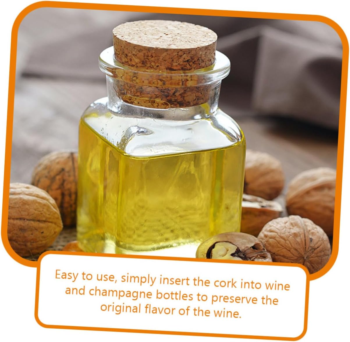 50 Corks Bottle Stoppers for Party Use