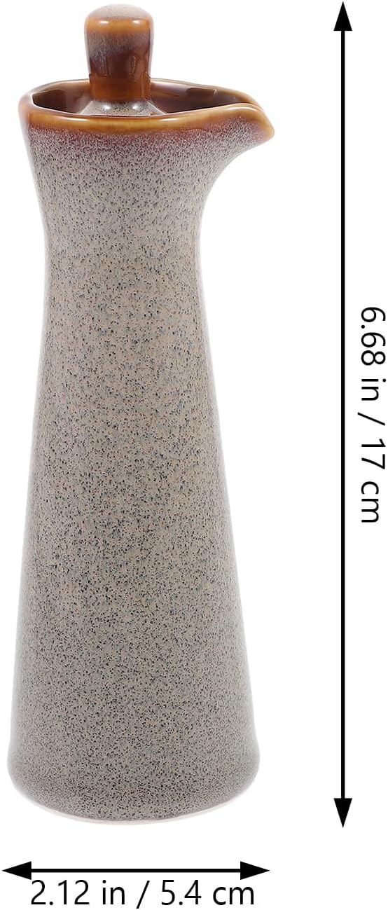 PrettyZoom Ceramic Seasoning Bottle for Soy Sauce and Olive Oil