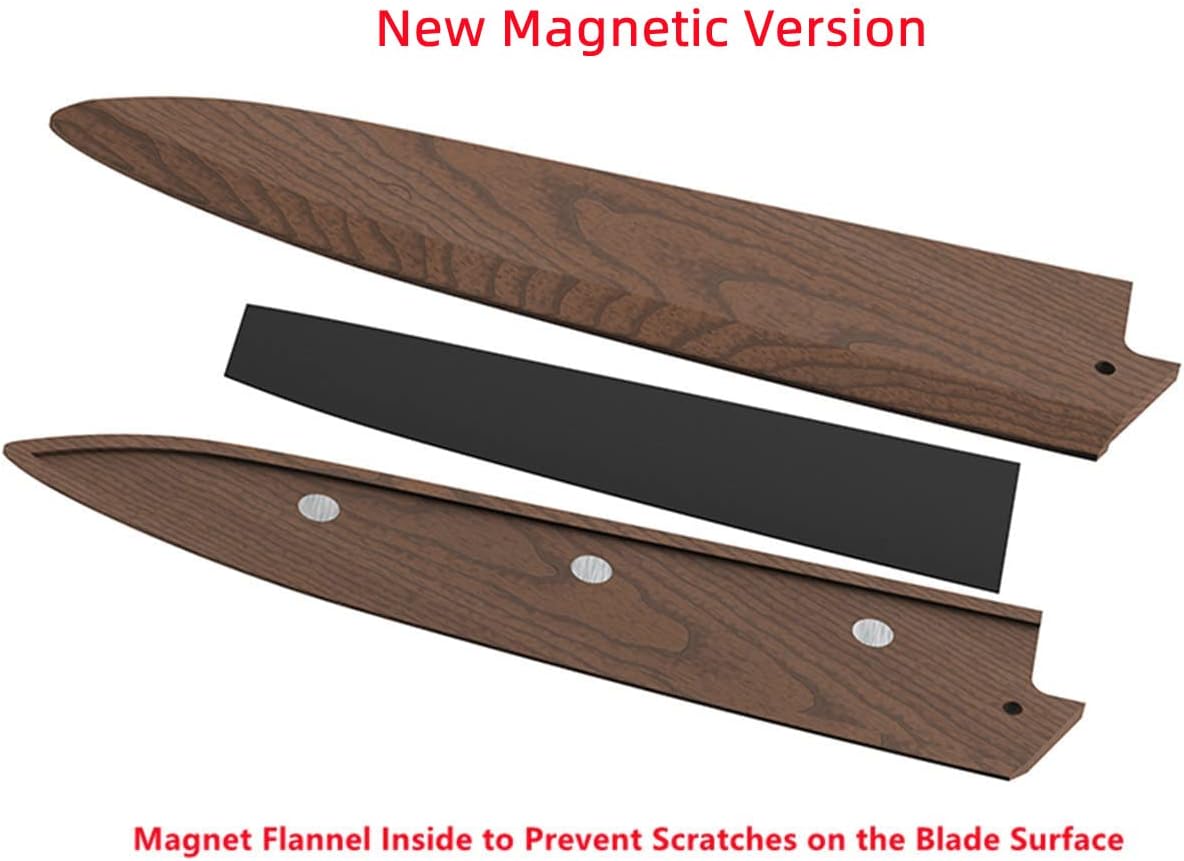 Handmade Japanese Sashimi Knife Sheath with Magnet