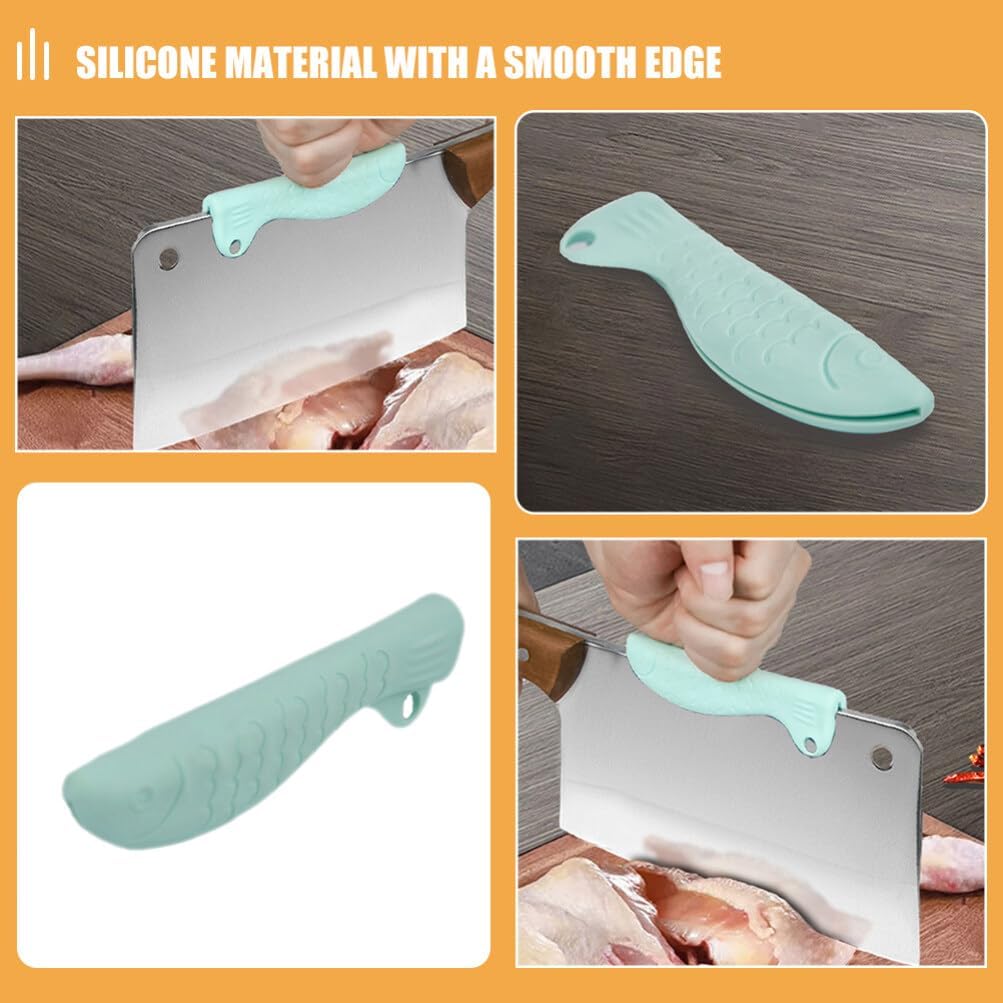 Alipis 2-Piece Silicone Knife Guards Kitchen Protectors