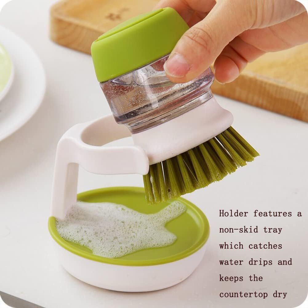Dish Brush with Soap Dispenser