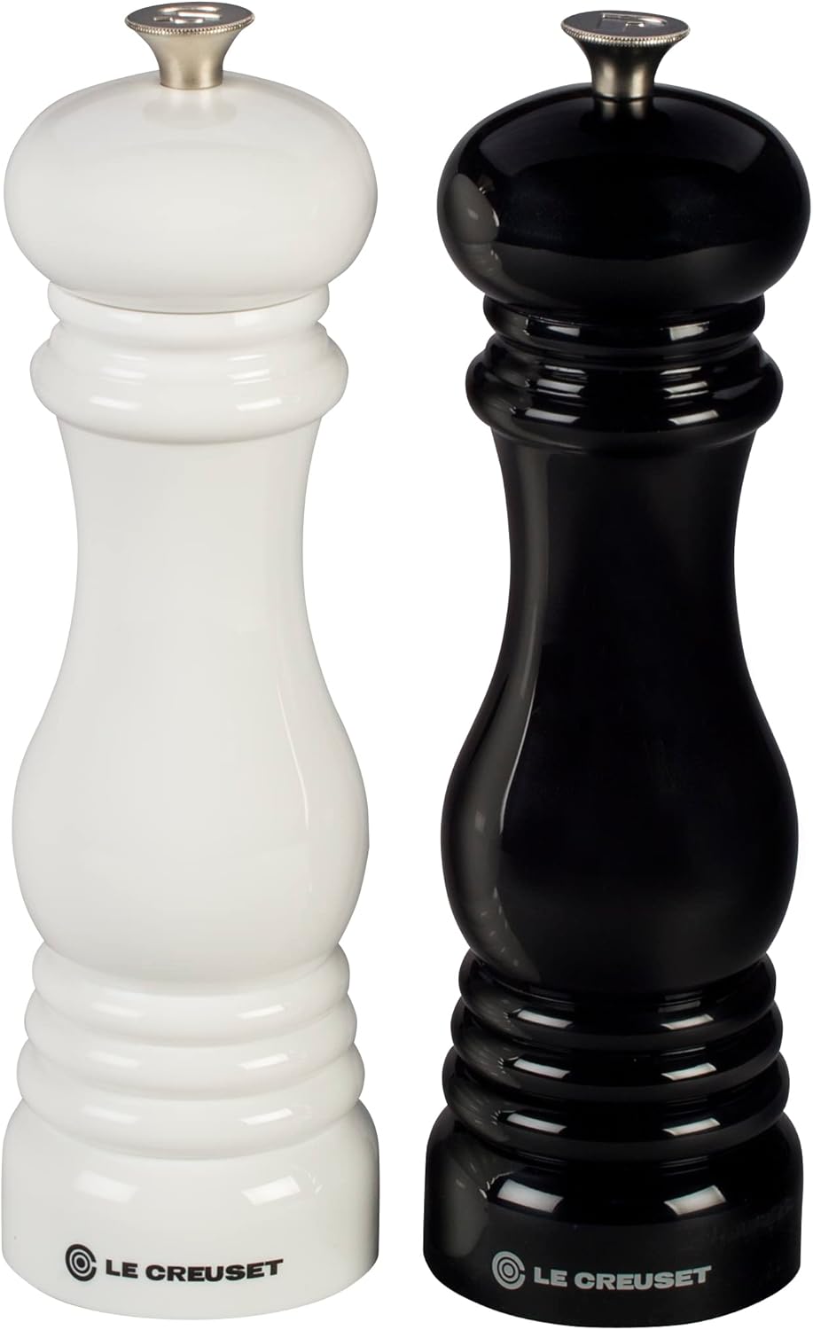 Le Creuset Salt Pepper Mill Set Black White