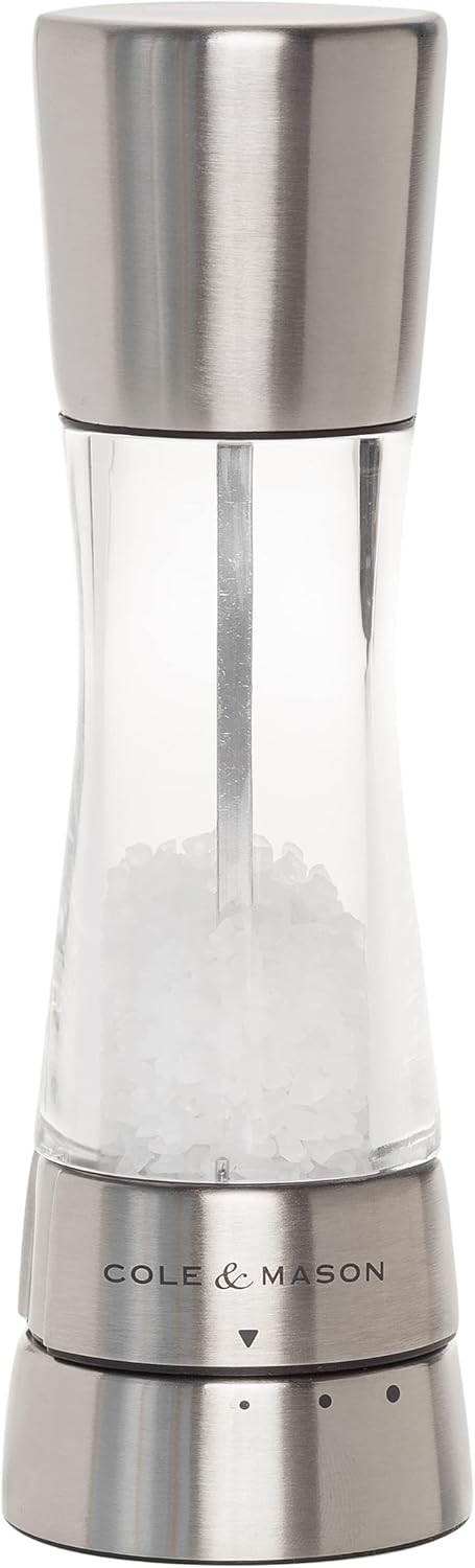Cole Mason Derwent Salt Grinder - Stainless Steel Mill