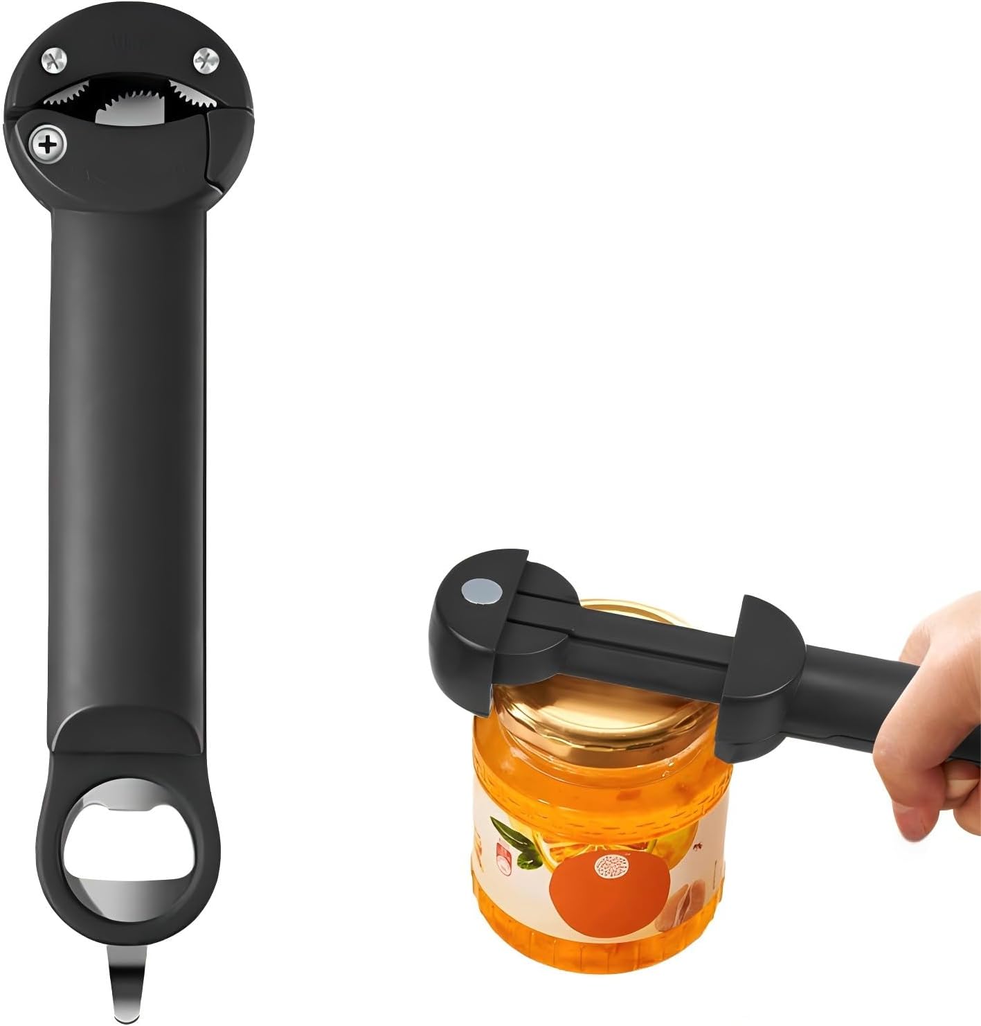5-in-1 Bottle Can Opener Black