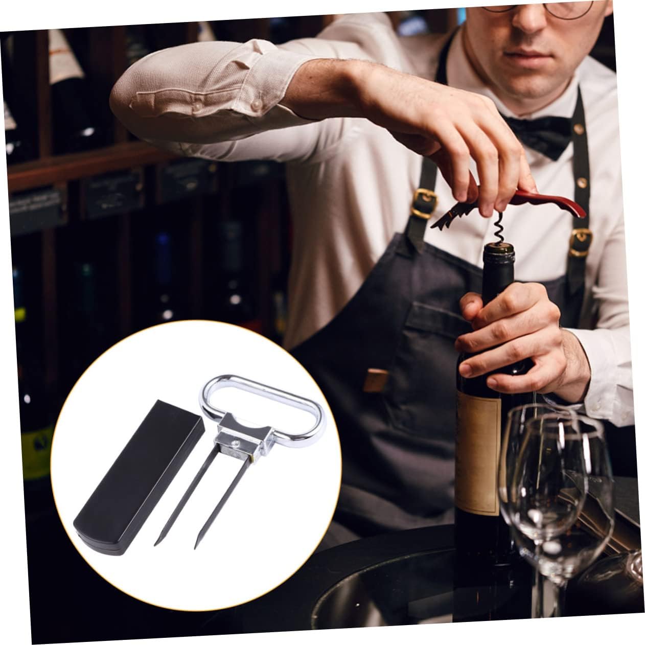 Effortless Wine cork Remover Portable