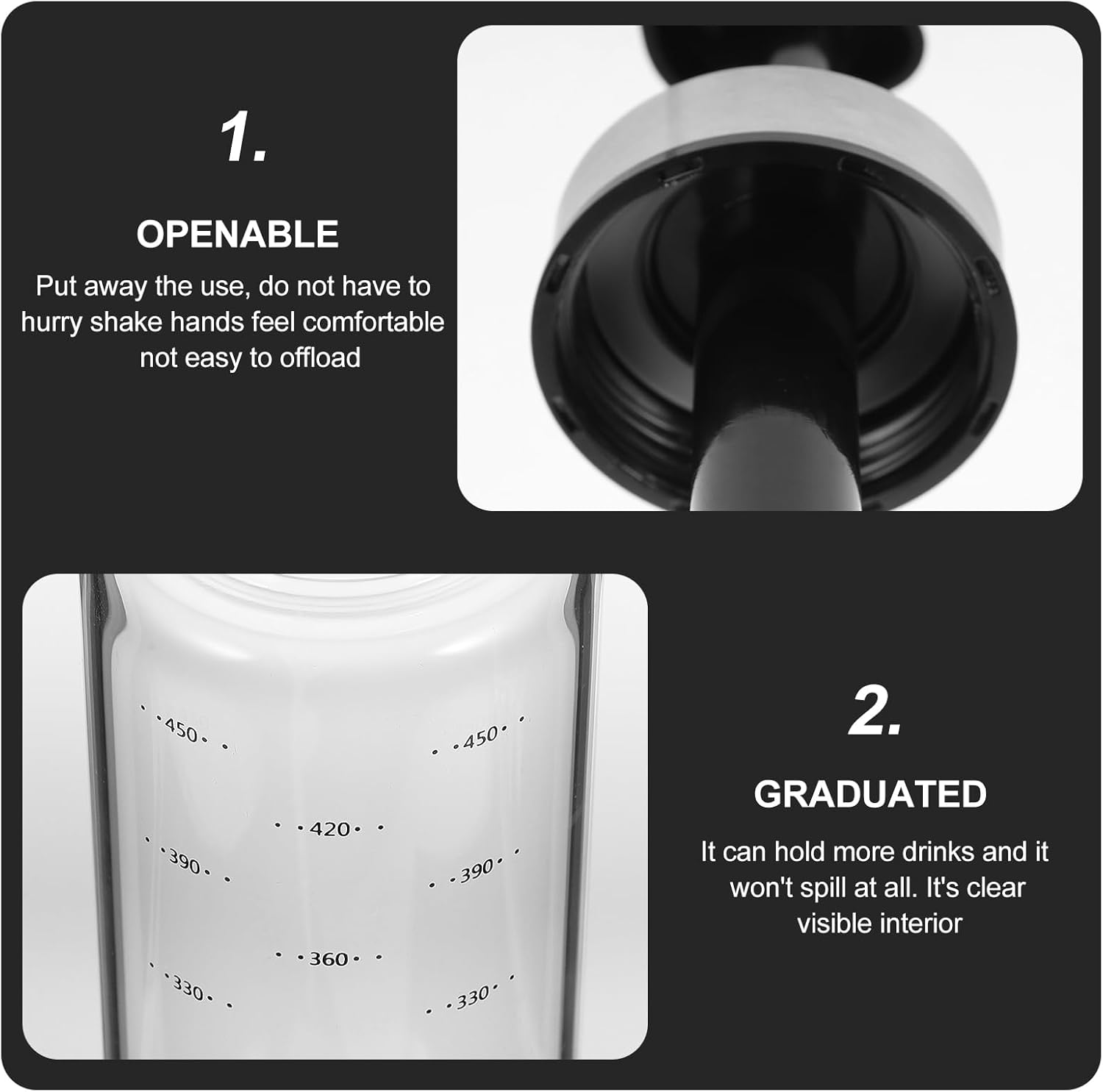 500ml Glass Sauce pump Leakproof Kitchen Dispenser